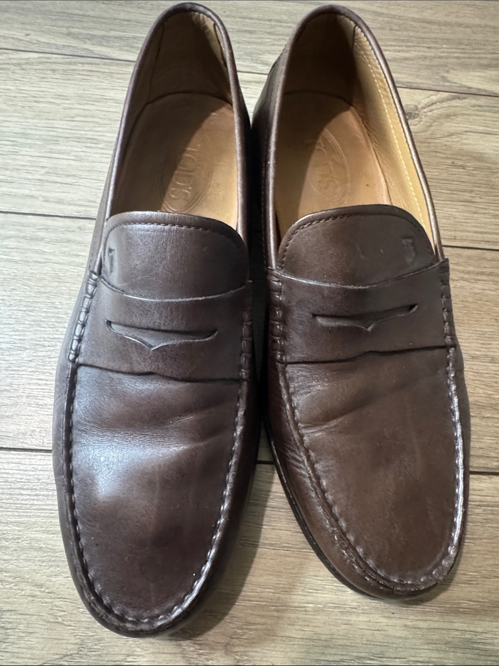 Tod’s Brown Leather  Loafers